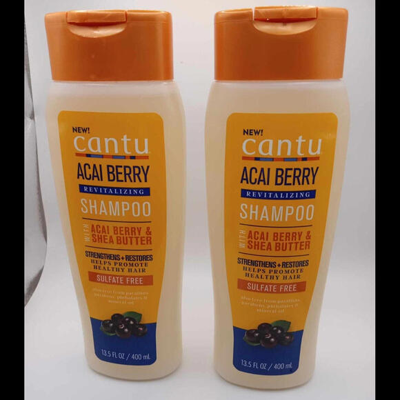 Other - Cantu Acai Berry Revitalizing Shampoo 2pk - 13.5oz ea Strengthens & Restores